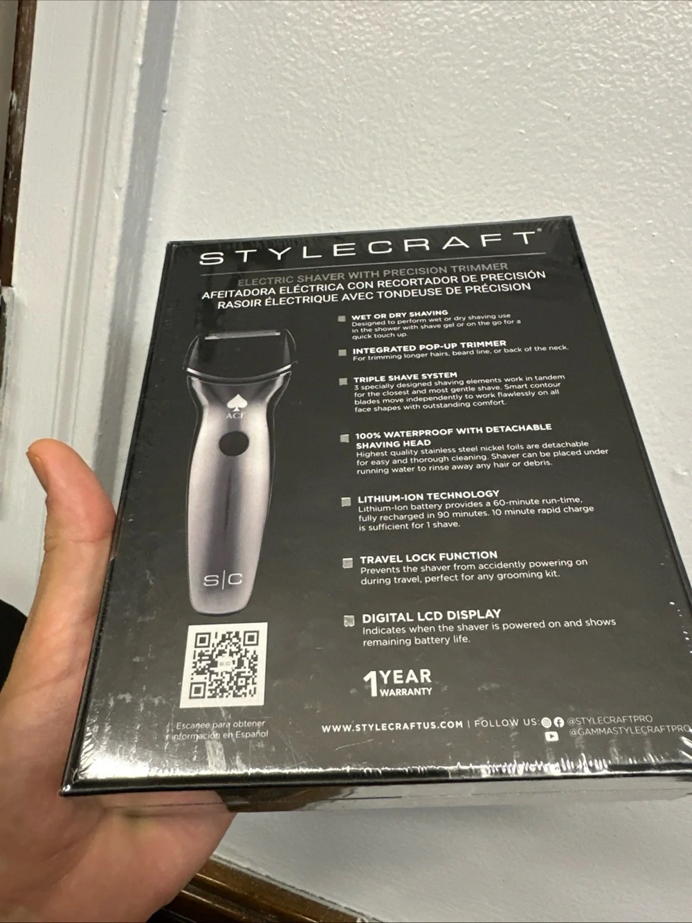 Ace 2.0 Electric Shaver for Men - Silver